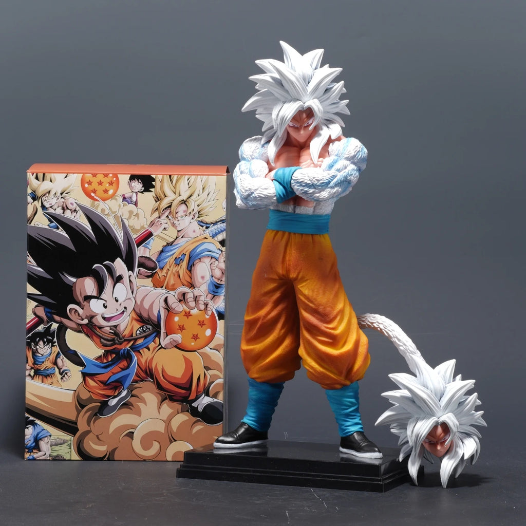 32cm/12.6inch Dragon Ball Super Saiyan 4 Goku Figure Son Goku Action Figures Pvc JT Statue Collection Model Toys Gifts
