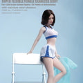 TBLeague PLSB2021-S44/S45 1/6 Scale Steel Skeleton Super Articulated Female Body Pale Skin Small Breasts Collectible Figure