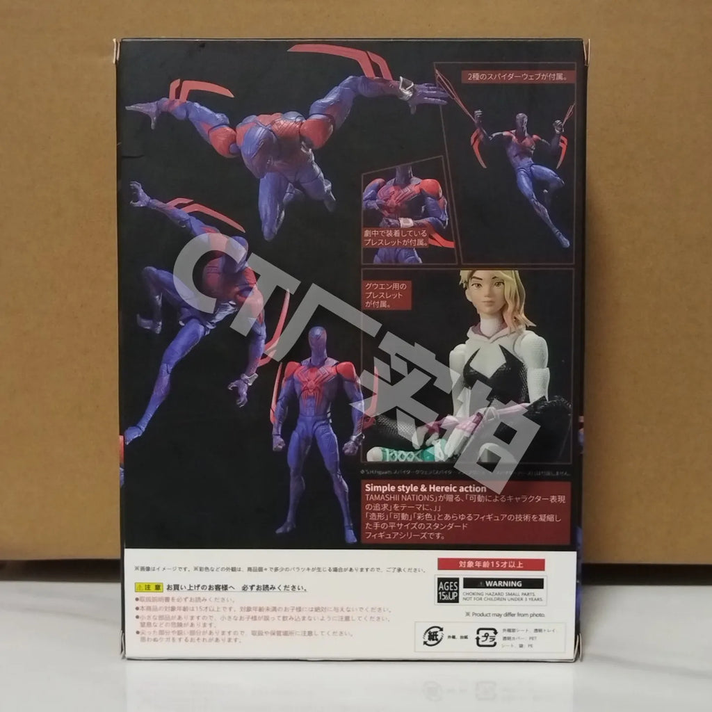 17CM Spider-Man 2099 Shf S.H.Figuarts CT Spider-Man Across The Spider-Verse Part One Action Figures Statue Figurine Gifts Toys