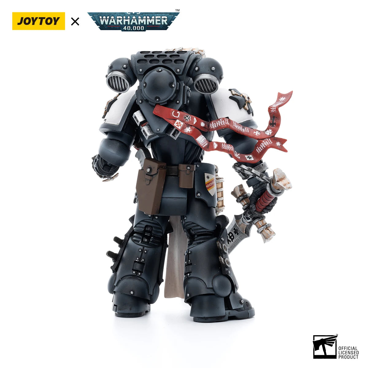 [НАЛИЧНОСТ] JOYTOY Warhammer 40K 1/18 Екшън фигурка Black Templars The Emperors Champion Rolantus Аниме фигурки Играчки Модел