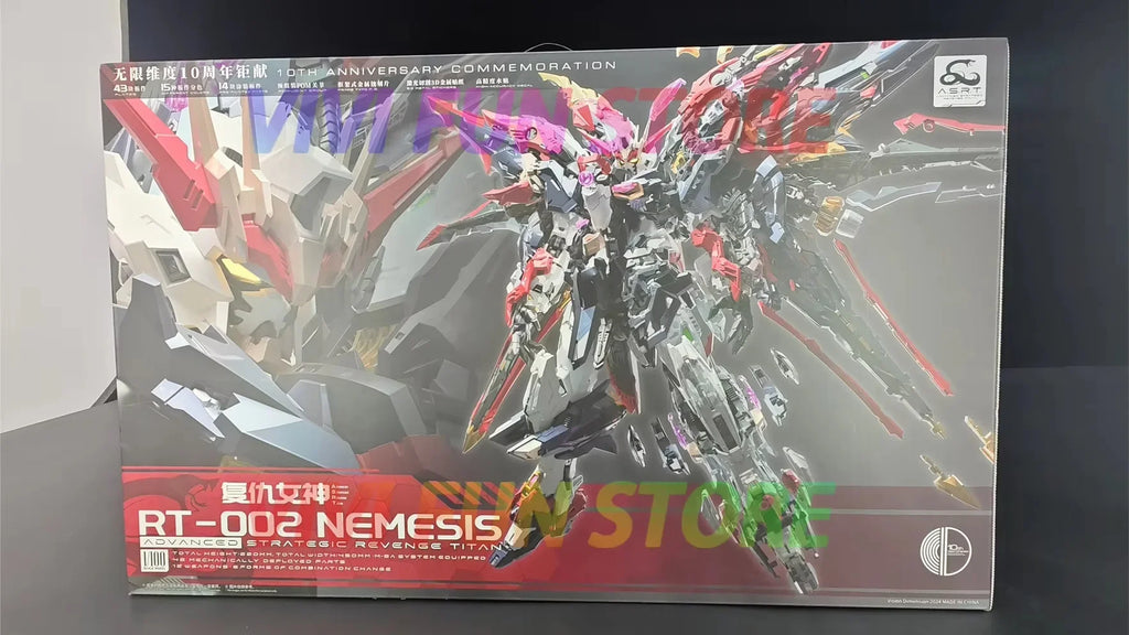 In Stock Infinite Dimension RT-002 NEMESIS 1/100 Assembling Model Mecha Model Pvc Toys IN ERA+ ADVANCED STRATEGIC REVENGE TITAN