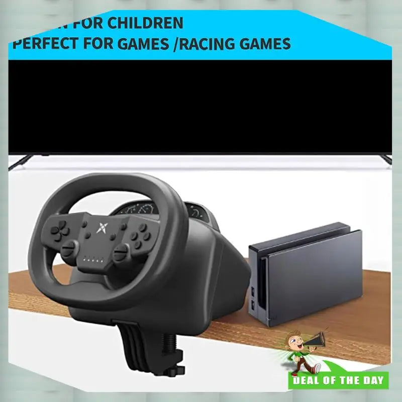 24-Hour Delivery Vibration Control Steering Wheel For Racing Games Simulated Pedals For Switch/PC PS4/PS3 Ios Android Phones