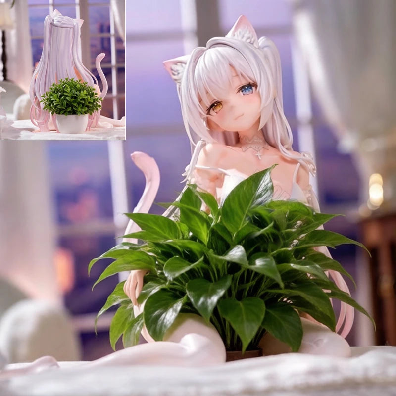 13cm OMAHA Original Hana Anime Figure Hannah Cat Girl Action Figure Uzaki-chan wa Asobitai! Uzaki Hana Figurine Model Doll Toys