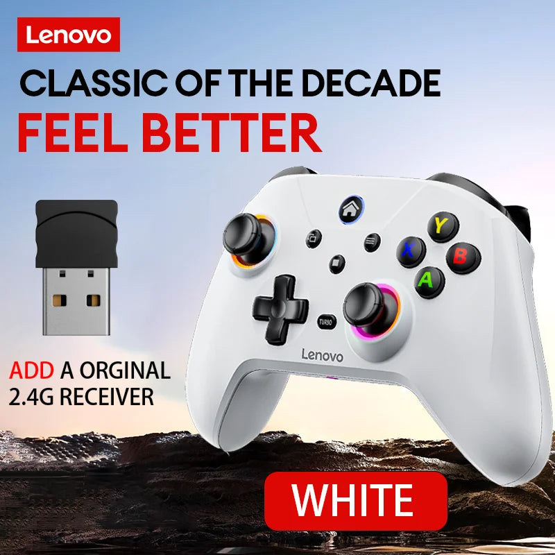 Lenovo S02 Wireless Controller Bluetooth Gamepad Joysticks Six-axis Dual Vibration For Nintendo Switch Android/IOS/PC Gamepad
