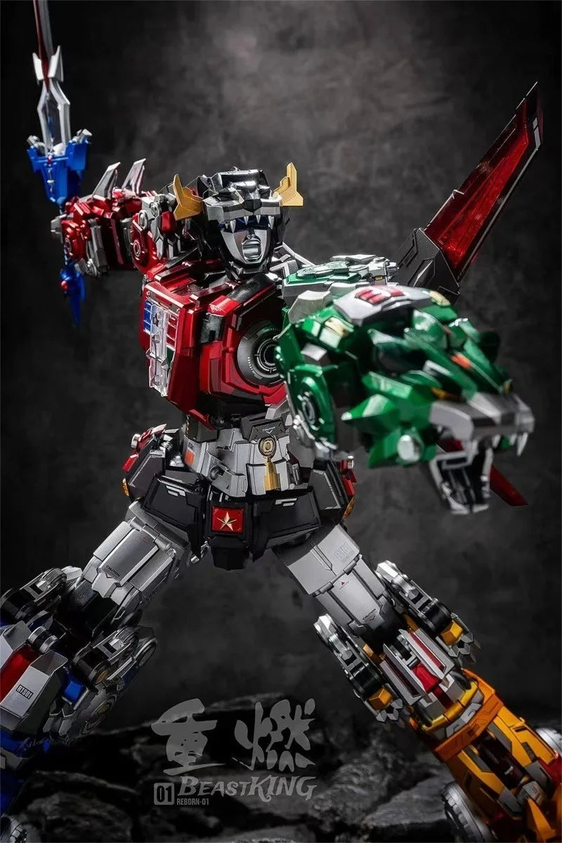 [In Stock] Hot-selling Toy BEASTKING REBORN-01 REBORN01 GoLion Action Figure, No Original Packaging, Boy's Birthday Gift