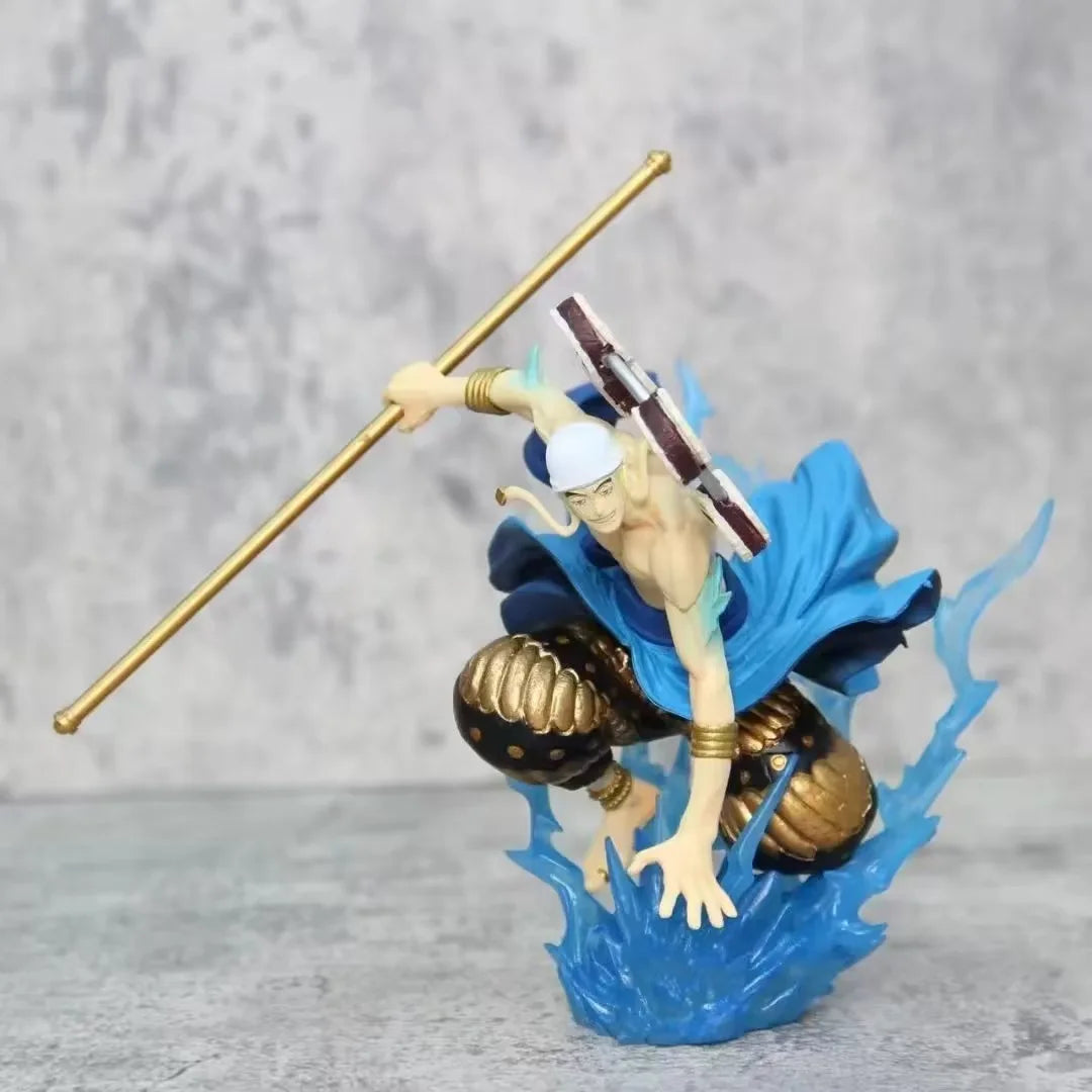 Anime One Piece Enel Duel Memory Enel Sammeln Actionfigur PVC Modell Kinder Geburtstag Desktop Dekoration Spielzeug Geschenk