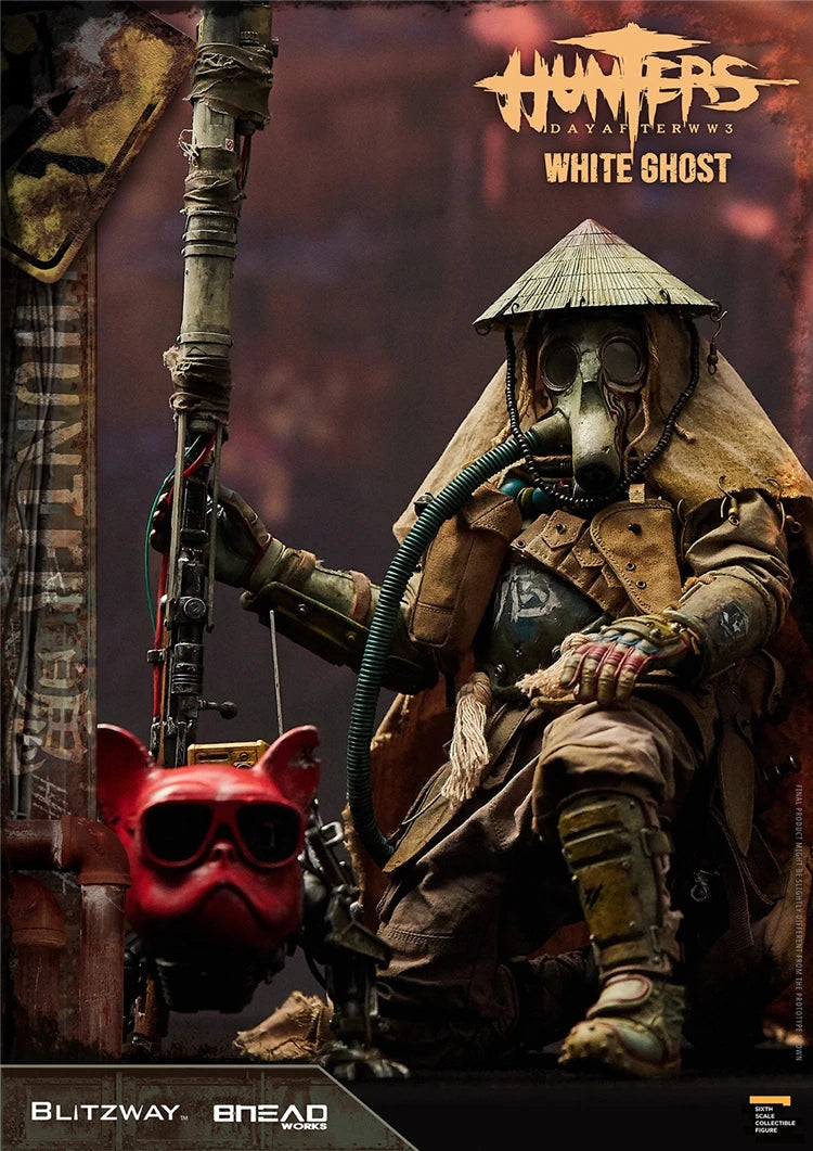 In Stock Blitzway BW-UMS 11801 HUNTERS Day After WW lll White Ghost 1/6 Male Soldier 12'' Action Figure Full Set  Model Toy