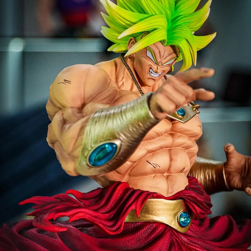 JT Toys Dragon Ball Figures Broly Figurine Super Saiyan Broli Figures Desktop Decoration Statue Collection Pvc Model Gift