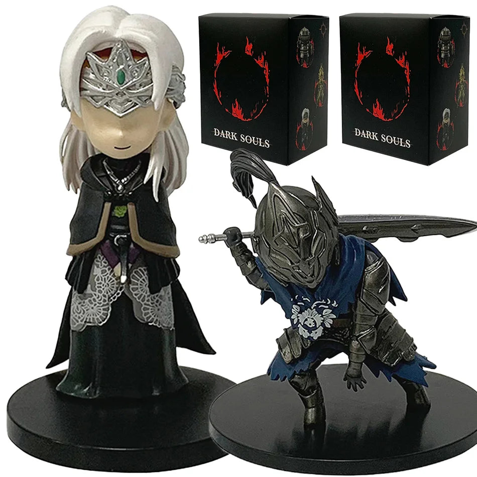 New Q version Dark Souls Anime Action Figure Solaire Artorias Ornstein Fire Keeper Doll Anime Figurine Model Toys