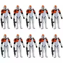 In Stock Lot SW Clone Wars Action Figure Commando Boss 3.75" Loose Anime Figure No Box Collectible Model Desktop Decoration Toys