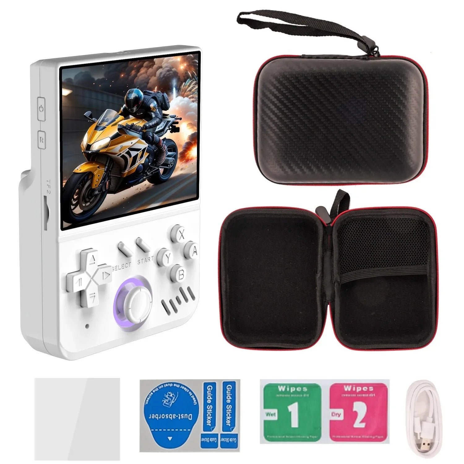Retro Handheld 3.5-inch IPS Screen Video128GB Game Console Linux System