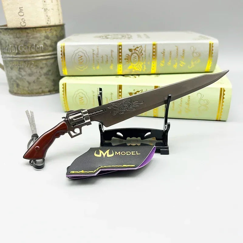22 см револвер Gunblade Squall Leonhart FF8 метален меч оръжие модел Final Home Ornament Fantasy VIII игра периферни устройства играчки занаяти