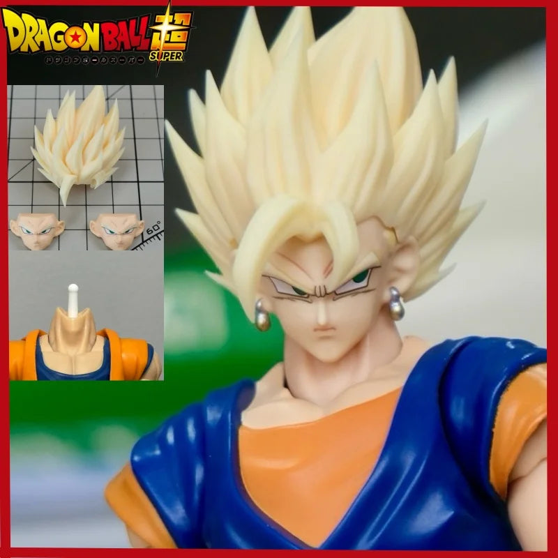 Nono Ko Dragon Ball Z Shf Dko Super Saiyan 2 Action Figure Son Goku Head Model Collectible Anime Toys Accessory Gifts Toys