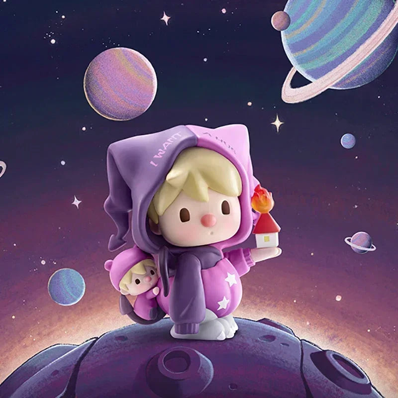 POP MART Sweet Bean I Want a Hug-Serie Blindbox-Spielzeug Kawaii Anime-Actionfigur Überraschungs-Mystery-Box Puppen Mädchengeschenk