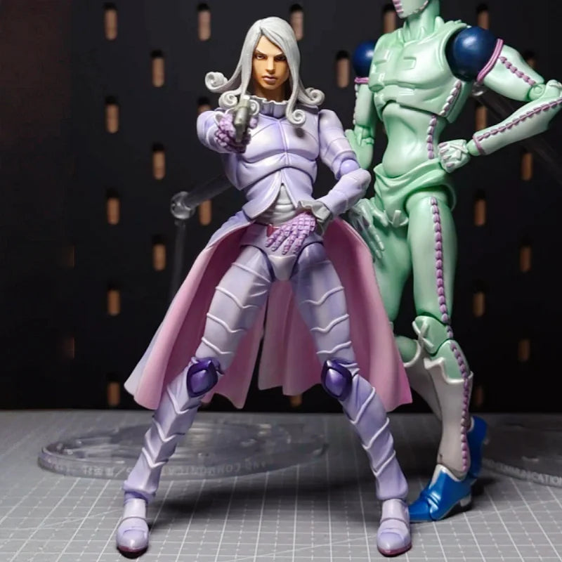 Medicos Super Action Statue Funny Valentine JoJo's Bizarre Adventure Steel Ball Run Collectible Anime Action Figure In Stock