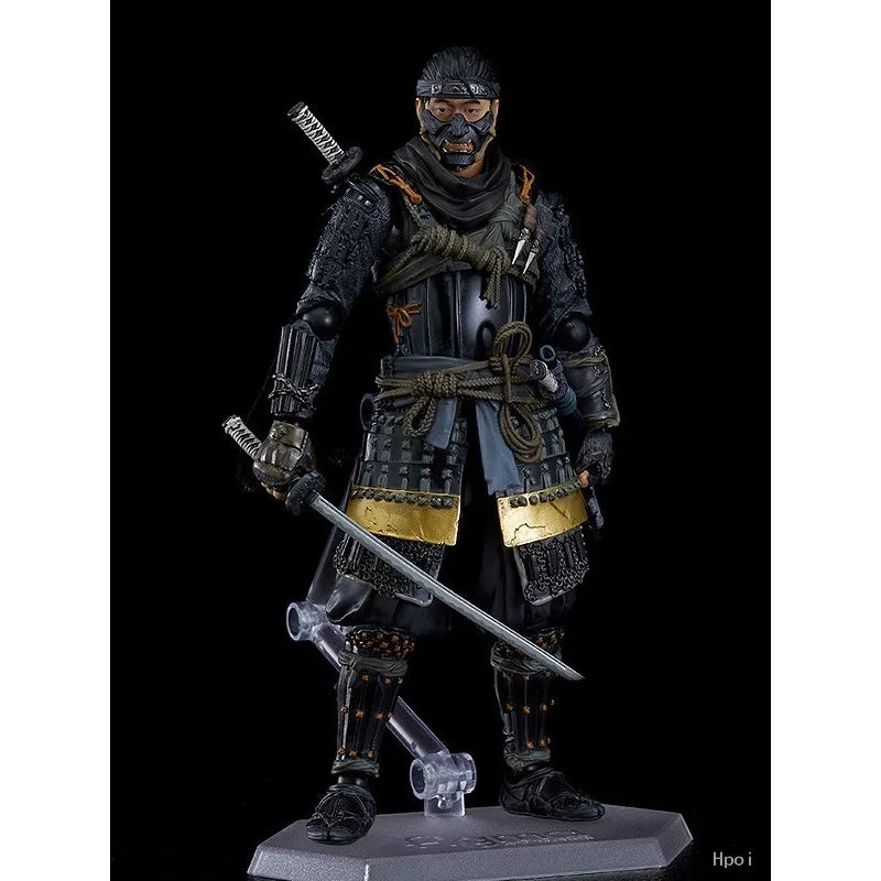 Max Factory Original Figma # 509 Series Ghost of Tsushima Jing Jing Ren Joint Mobile Doll Exquisite Model Handmade Toy Gift
