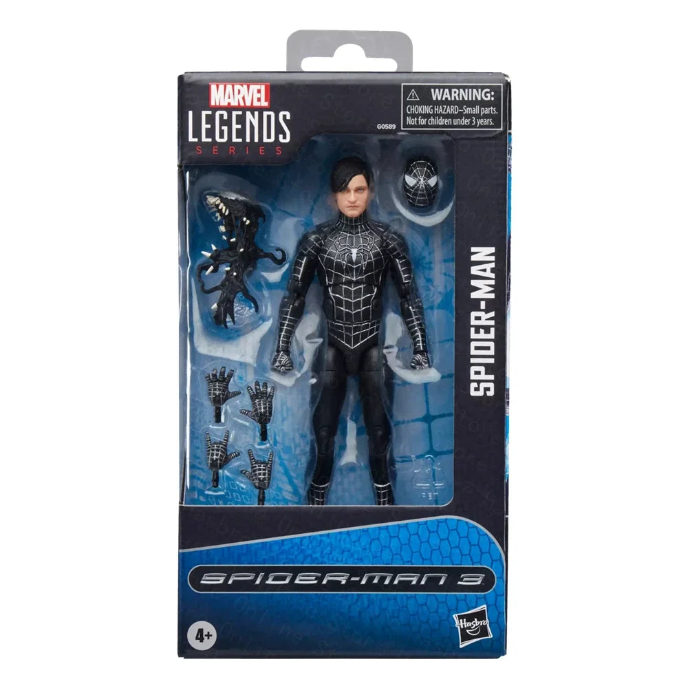 In Stock Hasbro Marvel Legends Series Spider-Man 15cm Spider-Man 3 Action Figure Collection Original Toys Model Ornament Gifts