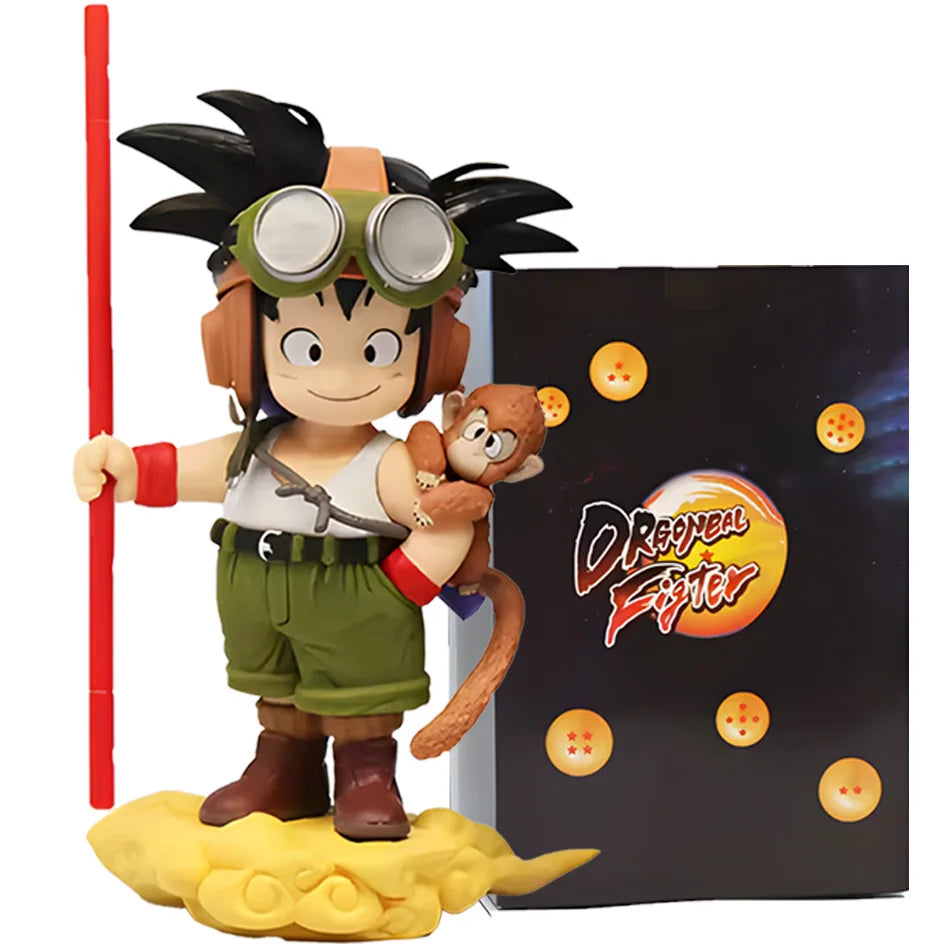 Neue 16 cm Anime Son Goku Figur mit Monkey Kid Goku Actionfigur PVC Statue Sammlung Modell Spielzeug Geschenke