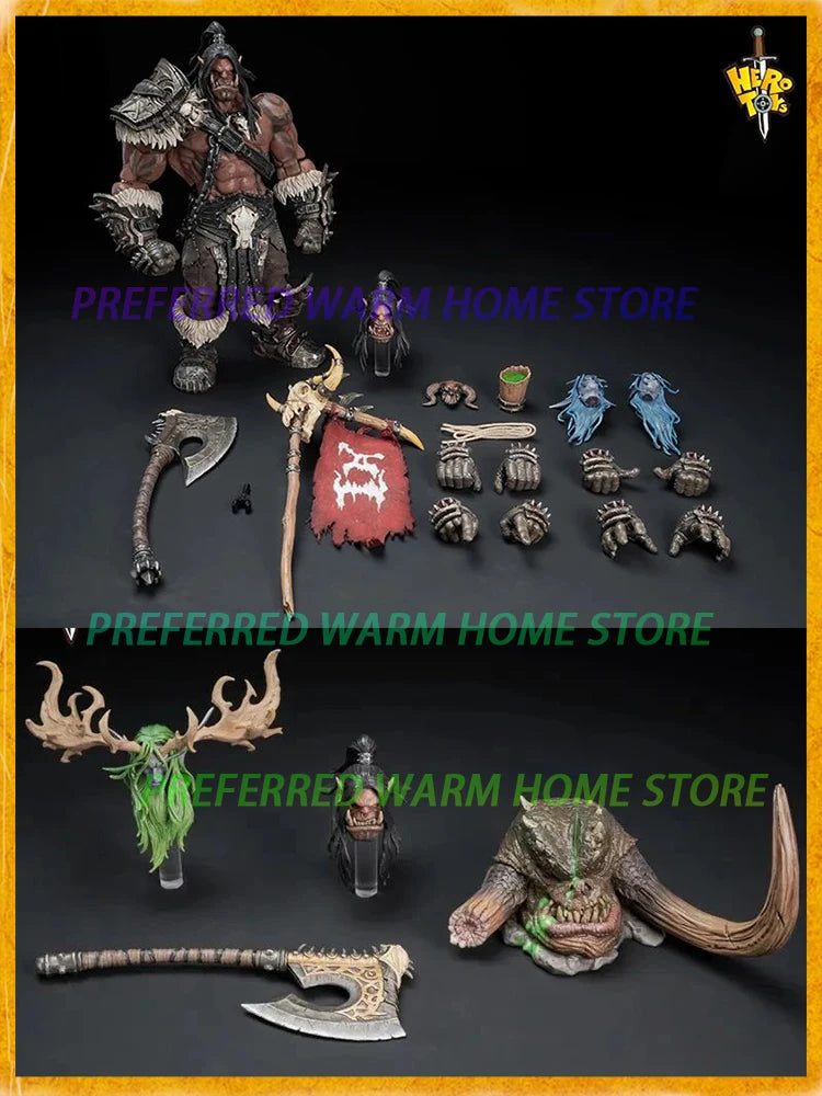 In Stock HERO TOYS LIMITED EDITION Grommash Hellscream Warcraft  1/10 Movable Model Collection Toys Metytoyz Orc Mannoroth
