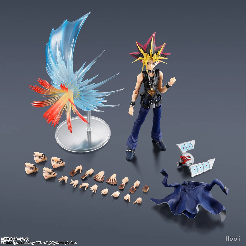 【In stock 】Original BANDAI SPIRITS S.H.Figuarts Yu-Gi-Oh! Yami Yugi  Action-figure  Anime