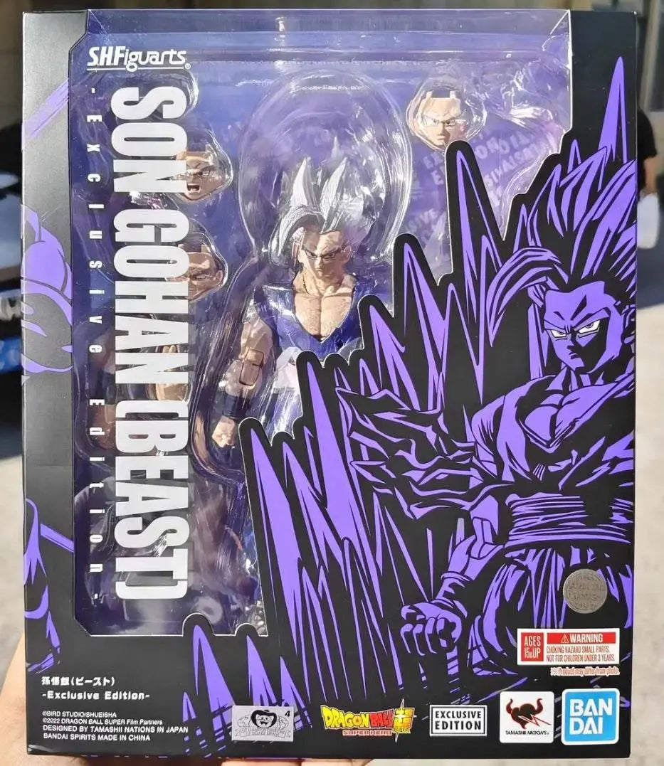 In Stock Bandai SHF Dragon Ball Beast Gohan Piccolo Great Ape Vegeta SDCC Limited 1/12 Action Figure Model Collectible Gift
