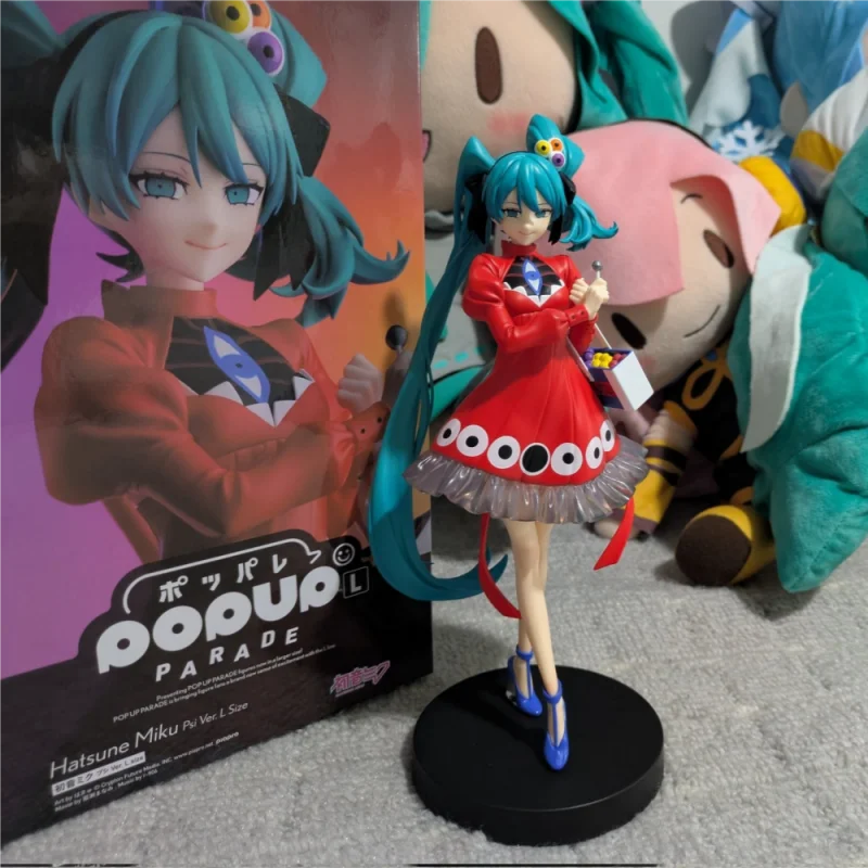 Original 23Cm Hatsune Miku Psi Ver. L size Action Figure Toys For Kids Gift Collectible Model Ornaments