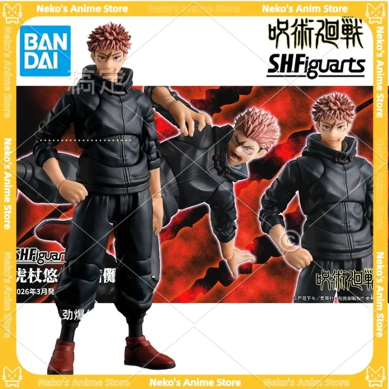【In Stock】BANDAI Tamashii SHF Jujutsu Kaisen Yuji Itadori Sukuna Vessel Culling Game March Deposit Action FigureCollectibles