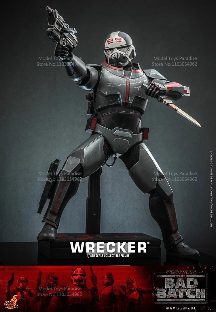 HOTTOYS HT TMS099 1/6 Collectible Toys Wrecker Star Wars Bad Batch Men Soldier 12inch Action Figure Model Gifts