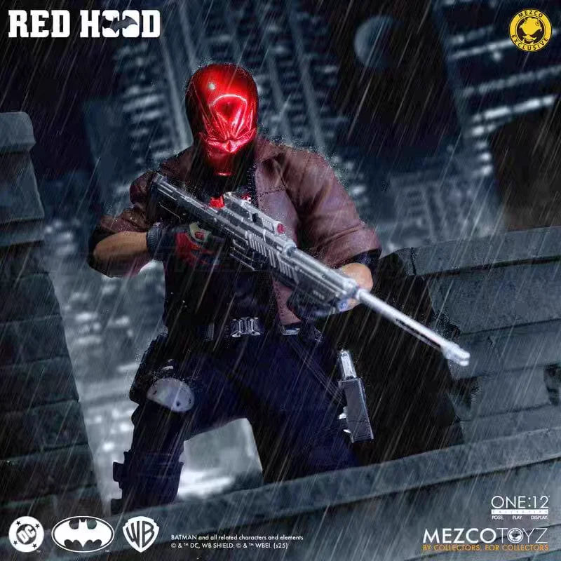 【In Stock】Mezco One:12 Red Hood Batman Family 6-inch Action Figure