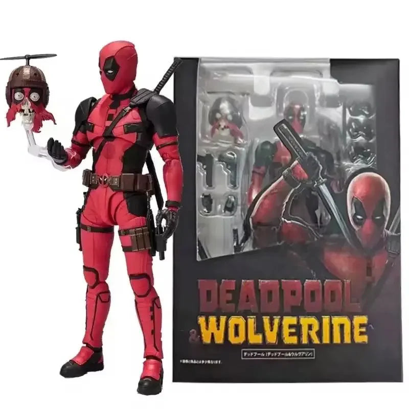 Marvel Legends Deadpool 3 Action Dolls Hand-Made Founder Model Toys Collectible Ornaments For Boys' Holiday Birthday Gifts