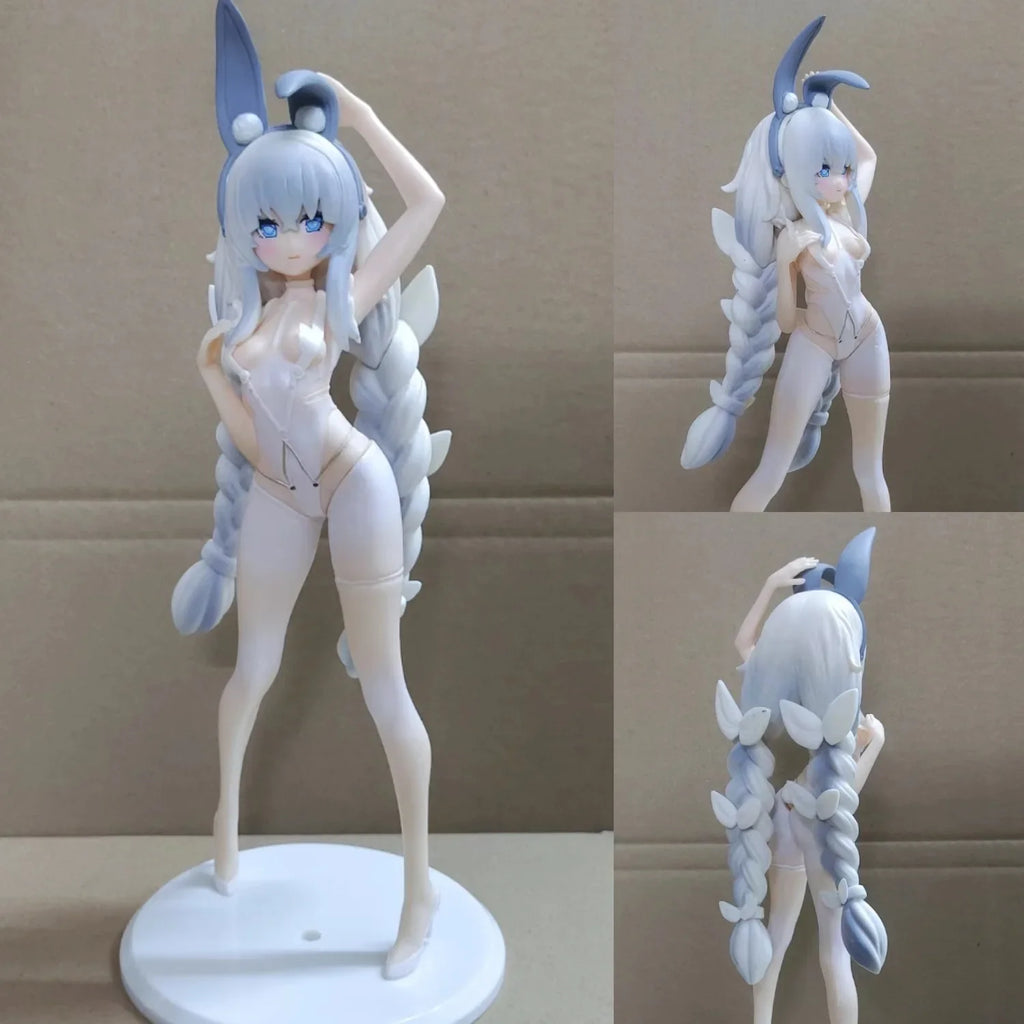 Anime-Spiel Azur Lane MNF Le Malin Stehende Haltung Actionfigur PVC Bunny Girl Modellstatue Schreibtischdekor Spielzeug Puppengeschenke