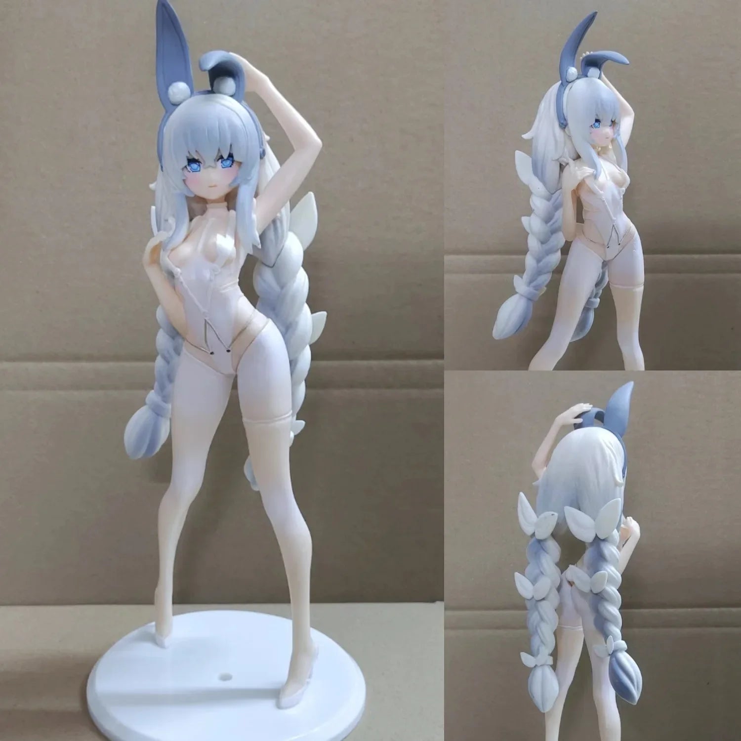 Anime-Spiel Azur Lane MNF Le Malin Stehende Haltung Actionfigur PVC Bunny Girl Modellstatue Schreibtischdekor Spielzeug Puppengeschenke
