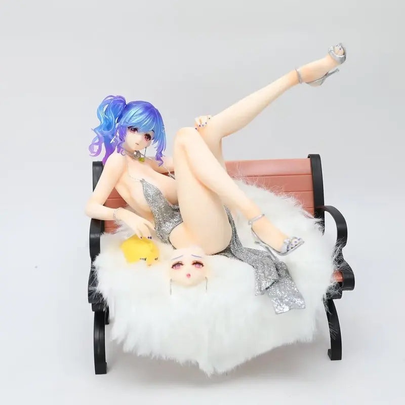 BlueArchive Girl St. Louis Sofa Dress Model Action Figure Pendant Gift Box for Children And Boys Perfect Birthday Present