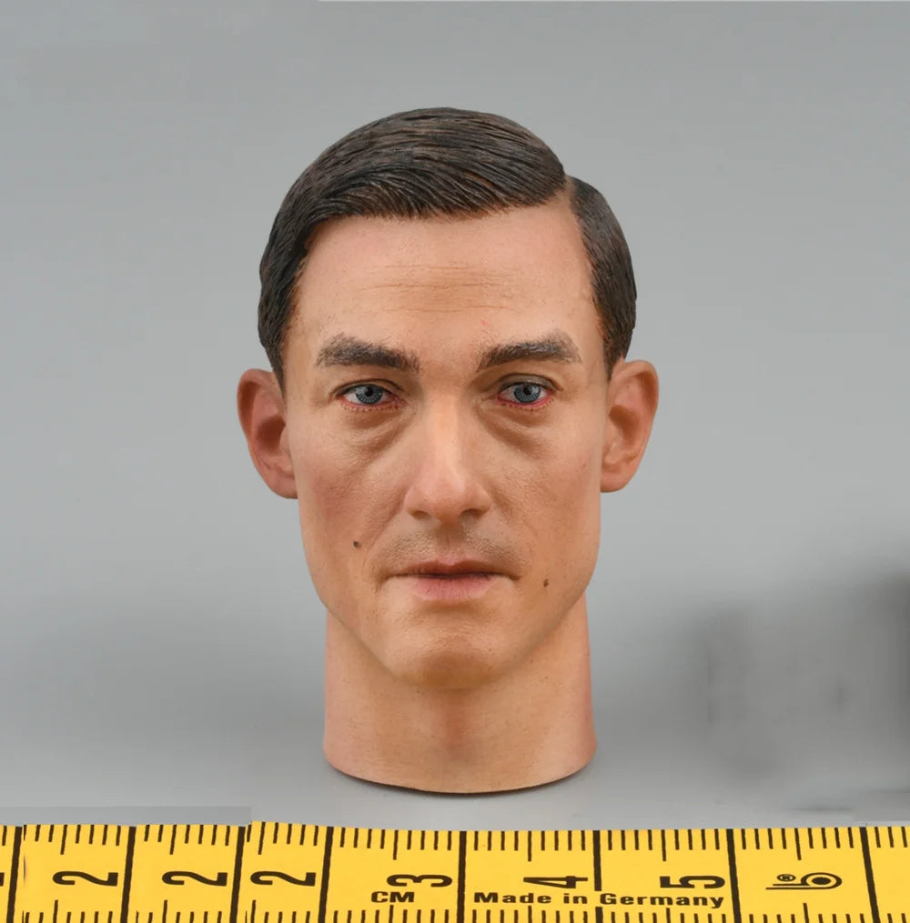 DID D80159 1/6 WWII Series Infantry Lieutenant Father and Brother Winter Male Head Sculpture Carving Fit 12" DAM COO Body Figure