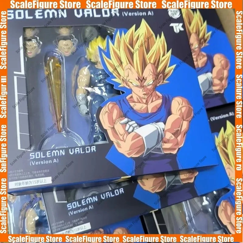 IN Stock Black Hole Toys & TK Dragon Ball SHF Super Saiyan SSJ Majin Vegeta Full Power Anime Action Figures Models Gifts Kid Toy