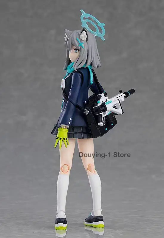 In Stock Original GSC POPUP Max Factory Figma 567 Blue Archive Shiroko Sunaookami Action Figures Anime Model Toys