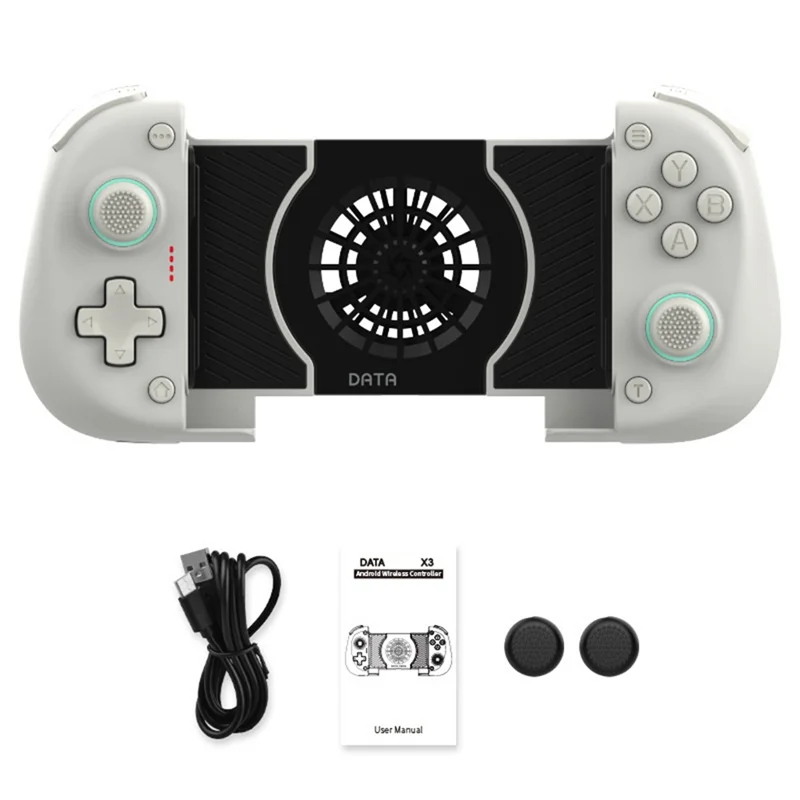 【SLEEK 】X3 Bluetooth Wireless Game Controller With Cooling Fan For Switch/OLED For PUBG Mobile For Android/IOS PC Dual Hall Joys
