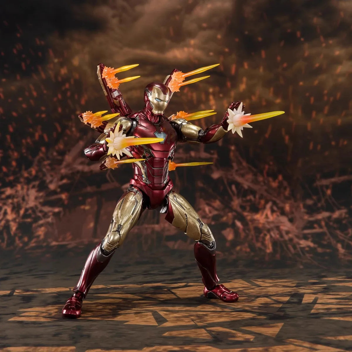 Alliance 4 Final Battle SHF Ultimate Iron Man Joint Mobile Handheld Gift Model Box Desktop Ornament