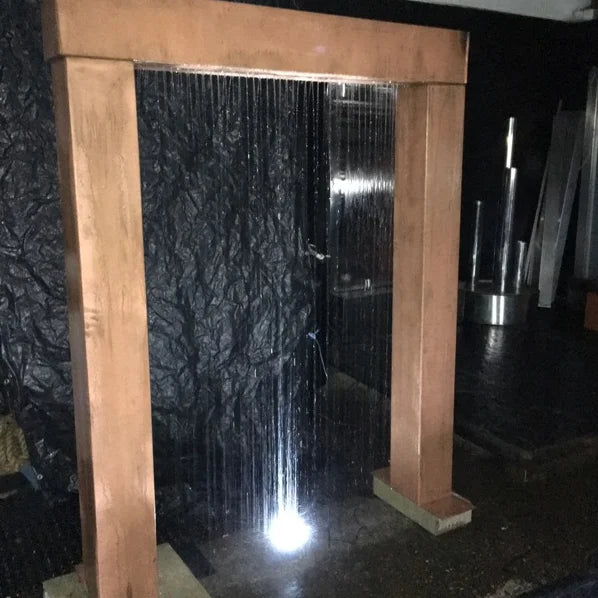 Customized Manufacturer Outdoor Water Fountain Waterfall Wall Home Decor