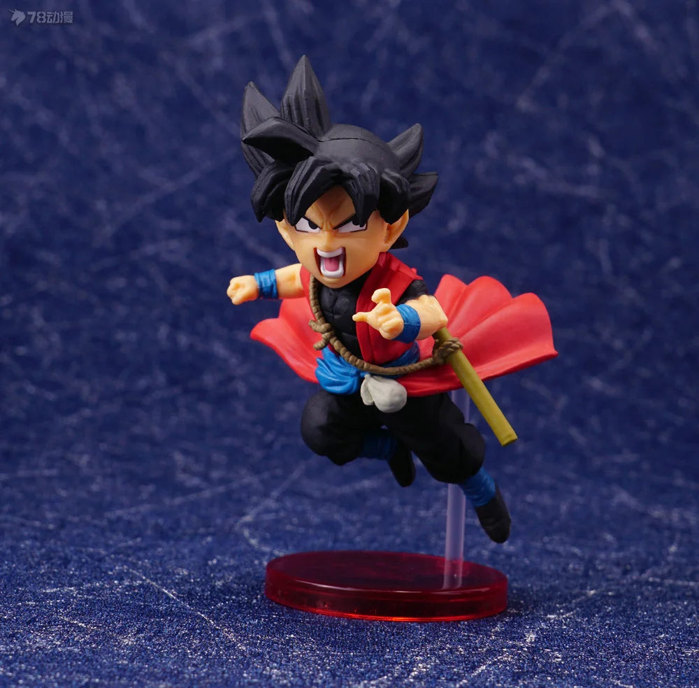 6Pcs/1Set WCF BANDAI Anime Dragon Ball Son Goku Burdock Series Figure Karifura Broli Set Model Toy Gift Collection Aciton Figure