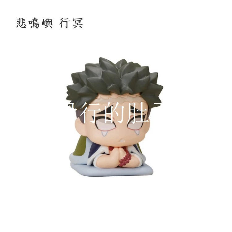 Demon Slayer Gashapon Tokitou Muichirou Himejima Gyomei Q-version Creativity Ornament Action Figure Collection Model Toy