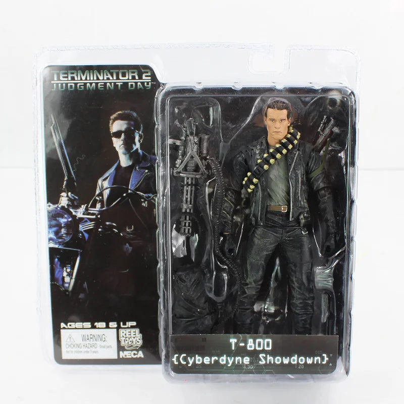NECA The Terminator T-800 T-1000 Endoskeleton Collection Action Figure PVC Model Toy Doll Figurals Gift