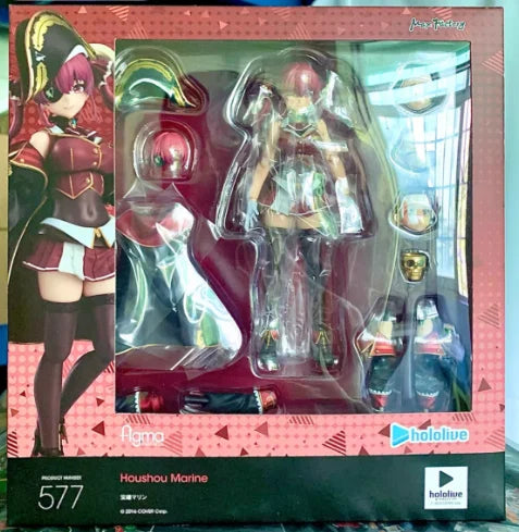 【SF】In Stock Original Max Factory GSC Figma577 Hololive Houshou Marine Figures Model Anime Collection