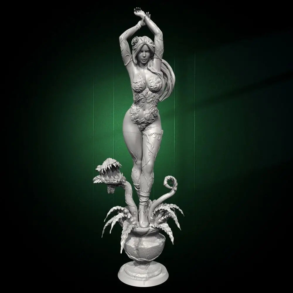 50mm 75mm 90mm Wisteria Lady Resin Model 3D Printed DIY Coloring Figurines Unassembled and Uncolored Miniatures Model