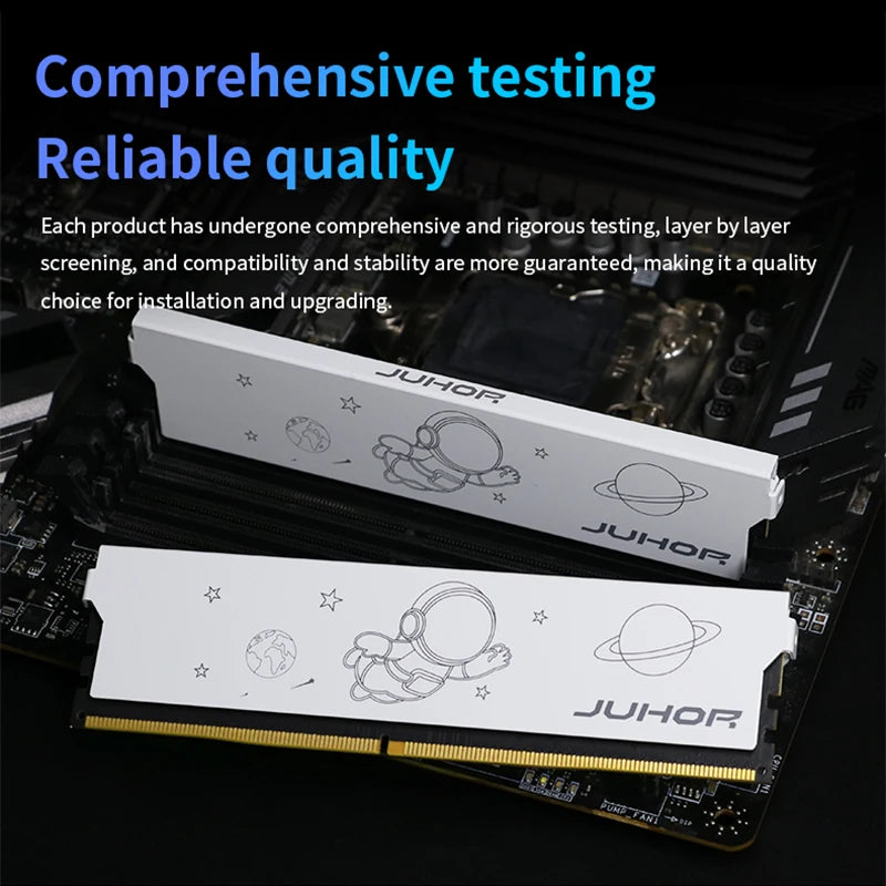JUHOR Memoria Ram ddr4 16G  8G  Desktop Memory Udimm DDR4 3200 3600 New Dimm Rams