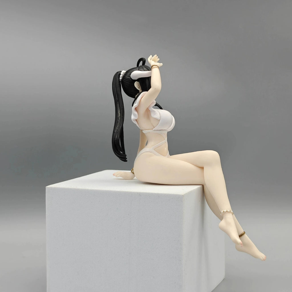 Overlord Albedo Bunny Girl Swimsuit PVC Anime Action Figures Model Collection Ornament Anime Cartoon Model Toy Gifts