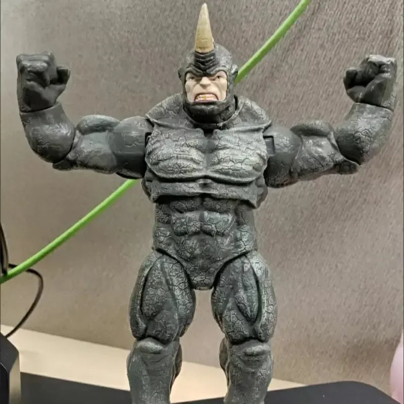 Anime X-Men Avengers villain hero 7inch Rhino joint Movable Action Figure Collectible Model Toy Figures gifts