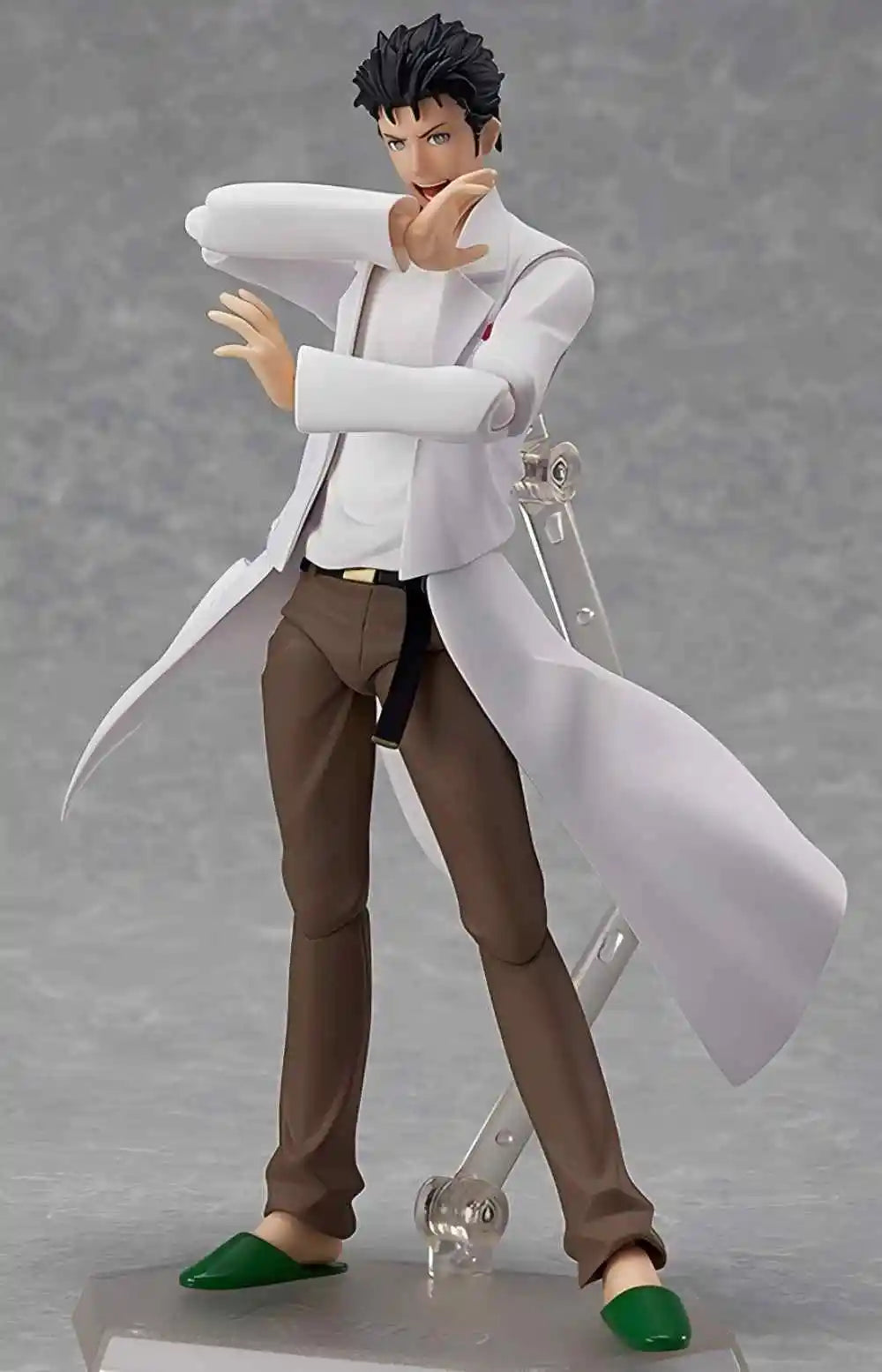 Original Brand New Max Factory Figma 196 Steins Gate Okabe Rintarou Hououin Kyouma Articulated Figure Model Collectible Gift