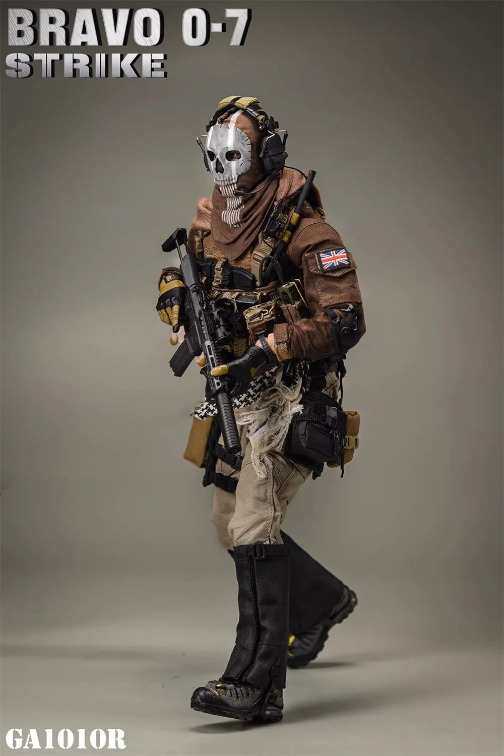 Hot Sales Scale 1/6th GA1010R Soldier Doll Ghost Full Set Moveable Figure Doll Soap Duty About 12" Gift For Fans Collect