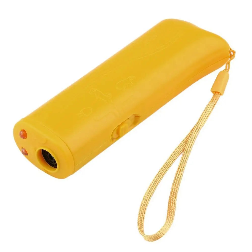 Dog Ultrasonic Anti Barking Device 3 in 1 Dog Training Anti-barking Device with Flash Light Outdoor Pets Dogs Repellent Training